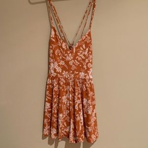 F21 floral printed romper *NWOT*